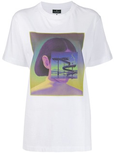Marcelo Burlon County Of Milan CAROUSEL SQUARE T-SHIRT WHITE MULTICOLOR