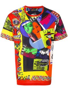 Versace футболка Vogue print Tribute