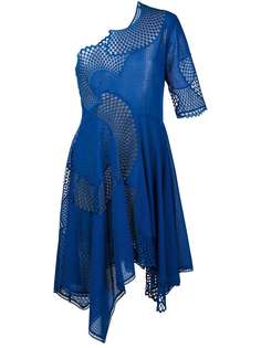 Stella McCartney асимметричное платье с вырезными деталями