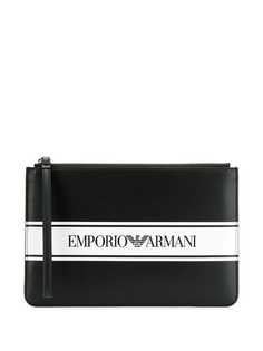 Emporio Armani клатч в полоску