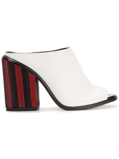 Proenza Schouler мюли на контрастном каблуке