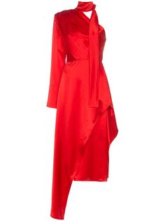 Matériel платье миди на одно плечо