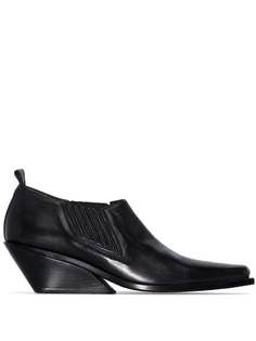 Ann Demeulemeester ботильоны на скошенном каблуке