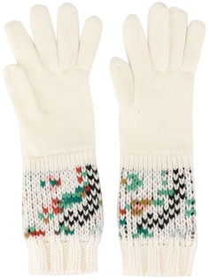 Missoni трикотажные перчатки с узором