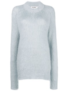 Jil Sander фактурный джемпер с круглым вырезом