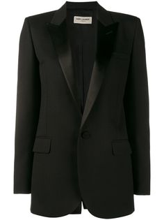 Saint Laurent жакет-смокинг
