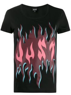 Just Cavalli футболка с графичным принтом
