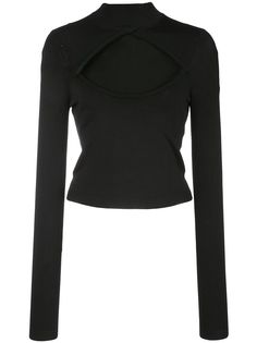 Fleur Du Mal трикотажный топ с вырезом