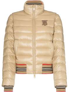 Burberry укороченный пуховик