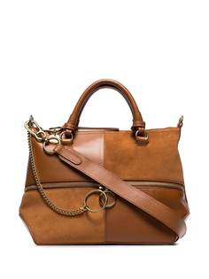 Chloé сумка-тоут в технике пэчворк