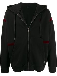 Marcelo Burlon County Of Milan BUMPER CAR OVER ZIP HOODIE BLACK MULTICO