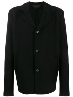 10Sei0otto short black cashmere coat