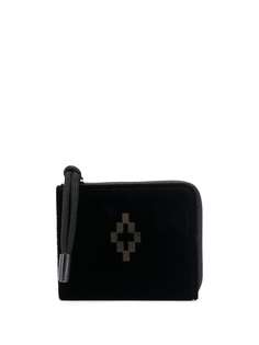Marcelo Burlon County Of Milan CROSS VELVET WALLET BLACK BLACK