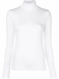 Majestic Filatures roll neck jersey top