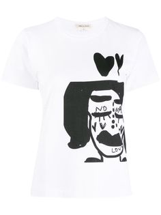 Comme Des Garçons футболка с графичным принтом