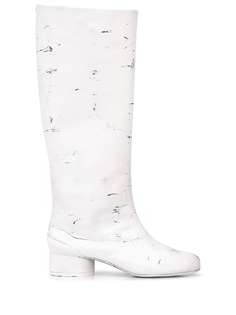 Maison Margiela сапоги Tabi с эффектом потертости