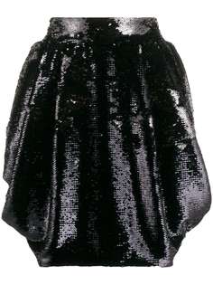 Alexandre Vauthier draped sequin skirt
