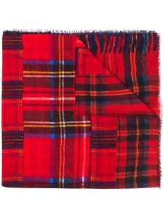 Pierre-Louis Mascia abstract check print scarf