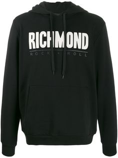 John Richmond Wanza logo-print hoodie