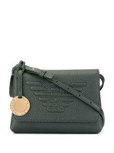 Emporio Armani eagle logo crossbody bag