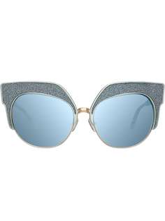 Matthew Williamson MW181C1SUN BLUE ALU LT GOLD BLUE GLITTER JADE