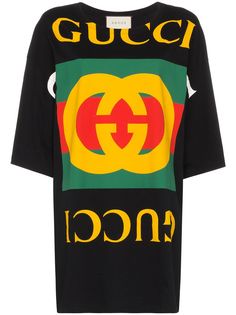 Gucci топ с короткими рукавами