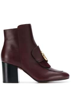 Chloé CHLOÉ CHC19A2189156B 56B BORDEAUX Calf Leather