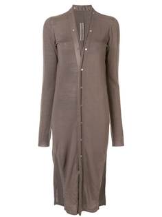 Rick Owens S V NECK SNAP LONGCARDIGAN