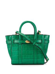 Mulberry The Bayswater croc-effect tote