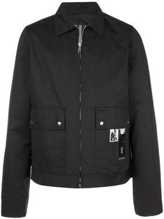 Rick Owens DRKSHDW photo patch shirt jacket
