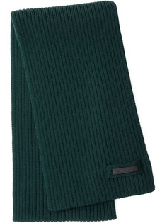 Prada rib-knit scarf
