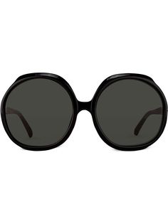 Linda Farrow LFL417C1SUN BLACK YELLOW GOLD SOLID GREY