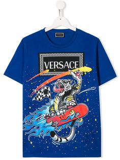 Young Versace TEEN cartoon print T-shirt