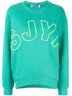 SJYP embroidered logo sweatshirt