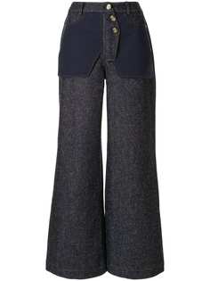 Rejina Pyo flared inside-out effect trousers