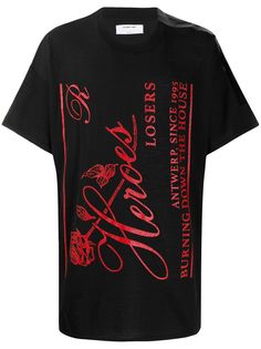 Raf Simons Heroes rose T-shirt