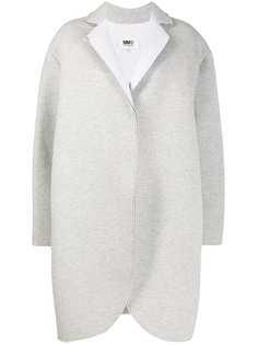 Mm6 Maison Margiela structured single-breasted coat