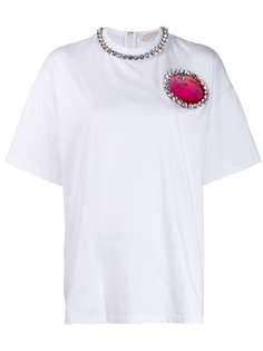 Christopher Kane футболка с кристаллами