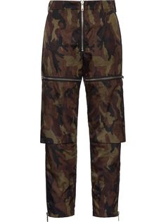 Prada cargo-style camouflage trousers