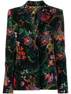 Paco Rabanne floral print single-breasted jacket