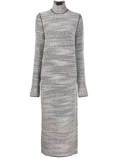 Jil Sander длинный джемпер с высоким воротником