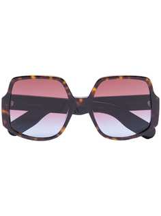 Dior Eyewear солнцезащитные очки в квадратной оправе