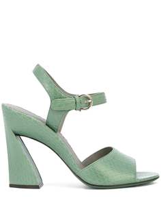 Salvatore Ferragamo SALVATORE FERRAGAMO 722731 NYMPH GREEN Furs & Skins->Calf Leather