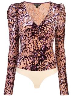 Rachel Zoe animal print bodysuit