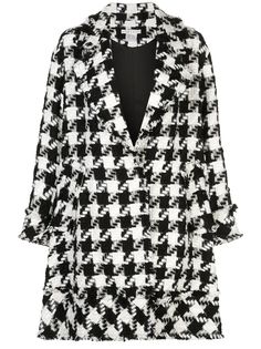 Alice+Olivia STEFAN LONG NOTCH COLLAR COAT