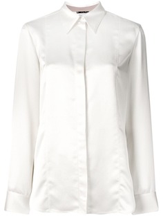 Paul Smith однотонная рубашка строгого кроя