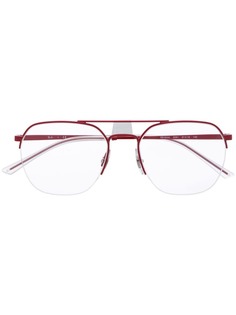 Ray-Ban half-rim square glasses