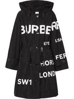 Burberry Horseferry Print Nylon Parka