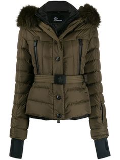 Moncler Grenoble пуховик с поясом