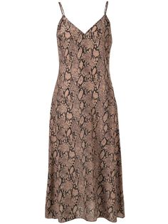 FRAME Slip Dress Snakeskin